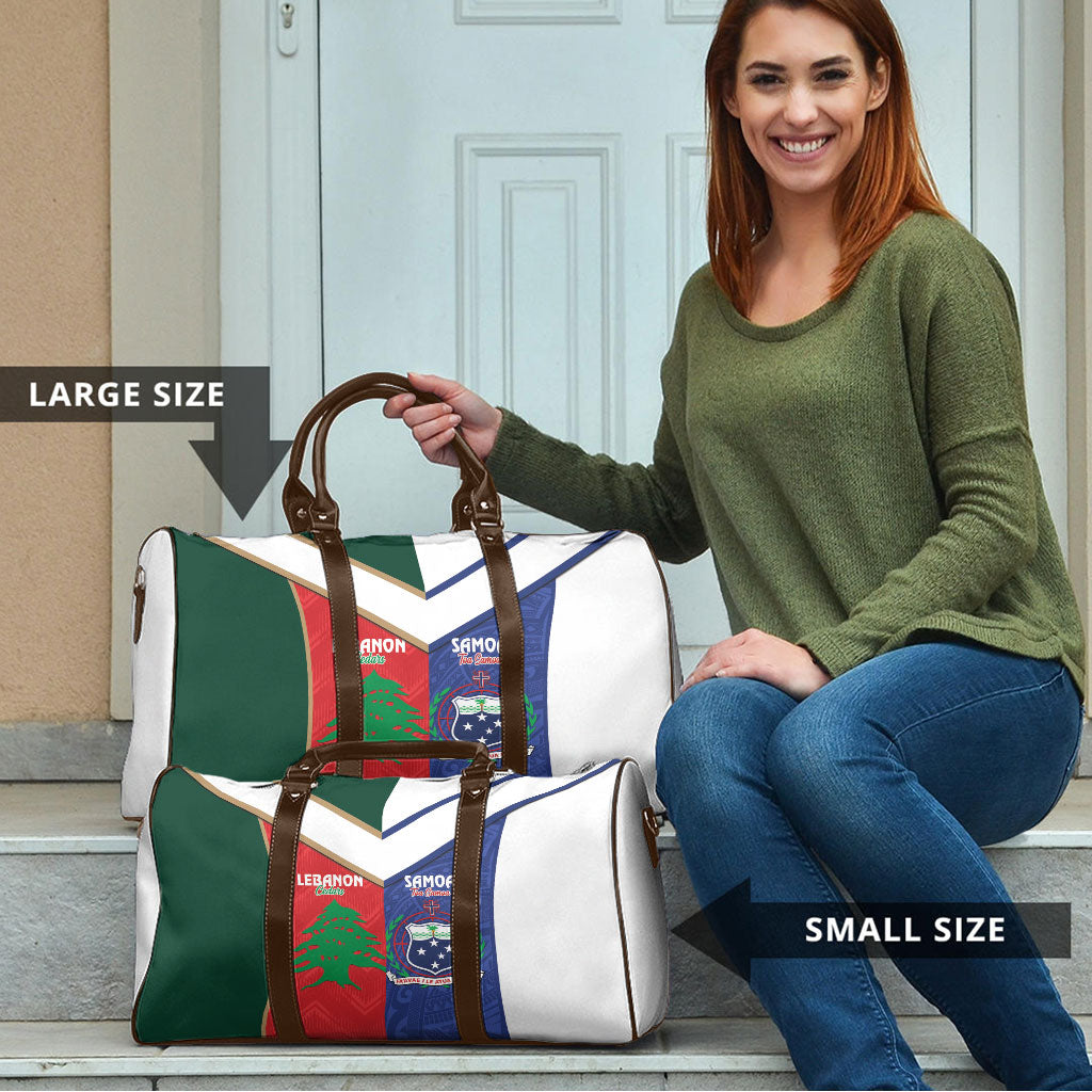 Rugby Samoa and Lebanon Travel Bag Toa Samoa Cedars Together LT14 - Polynesian Pride
