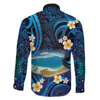 French Polynesia Tetiaroa Atoll Family Matching Mermaid Dress and Hawaiian Shirt Polynesian Curves Style LT14 - Polynesian Pride
