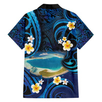 French Polynesia Tetiaroa Atoll Family Matching Off The Shoulder Long Sleeve Dress and Hawaiian Shirt Polynesian Curves Style LT14 - Polynesian Pride