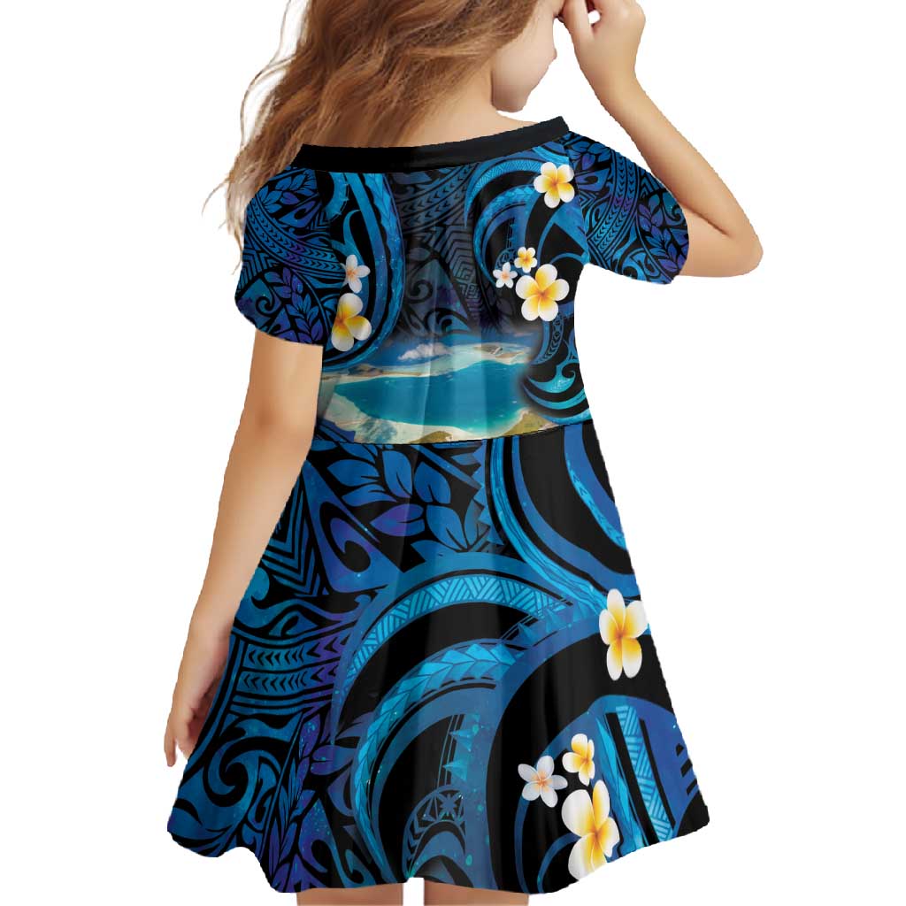 French Polynesia Tetiaroa Atoll Family Matching Summer Maxi Dress and Hawaiian Shirt Polynesian Curves Style LT14 - Polynesian Pride