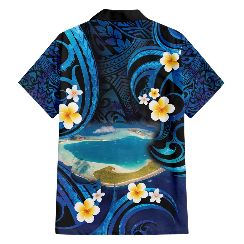 French Polynesia Tetiaroa Atoll Family Matching Summer Maxi Dress and Hawaiian Shirt Polynesian Curves Style LT14 - Polynesian Pride