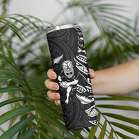 New Zealand and Ireland Rugby Skinny Tumbler Maori Tiki Fern Irish Celtic Cross LT14 - Polynesian Pride