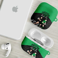 New Zealand and Ireland Rugby AirPods Case Chicago 2025 Go All Black Shamrocks LT14 - Polynesian Pride
