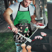 New Zealand and Ireland Rugby Apron Chicago 2025 Go All Black Shamrocks LT14 - Polynesian Pride