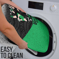 New Zealand and Ireland Rugby Bathroom Set Chicago 2025 Go All Black Shamrocks LT14 - Polynesian Pride