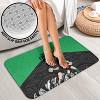 New Zealand and Ireland Rugby Bathroom Set Chicago 2025 Go All Black Shamrocks LT14 - Polynesian Pride