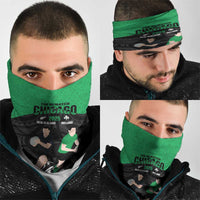 New Zealand and Ireland Rugby Neck Gaiter Chicago 2025 Go All Black Shamrocks LT14 - Polynesian Pride
