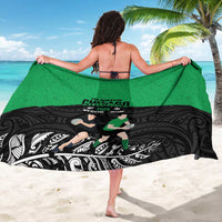 New Zealand and Ireland Rugby Sarong Chicago 2025 Go All Black Shamrocks LT14 - Polynesian Pride
