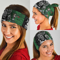 New Zealand and South Africa Rugby Custom Neck Gaiter Maori Tiki Fern Springboks Kente Pattern LT14 - Polynesian Pride