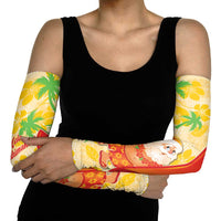 Aloha Hawaii Christmas Arm Sleeves Mele Kalikimaka Funny Santa Palaka Quilt Motifs LT14 - Polynesian Pride