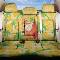 Aloha Hawaii Christmas Back Car Seat Cover Mele Kalikimaka Funny Santa Palaka Quilt Motifs LT14 One Size Yellow - Polynesian Pride