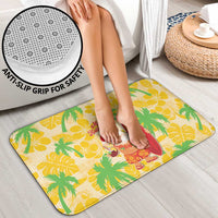 Aloha Hawaii Christmas Bathroom Set Mele Kalikimaka Funny Santa Palaka Quilt Motifs LT14 - Polynesian Pride
