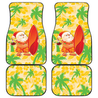Aloha Hawaii Christmas Car Mats Mele Kalikimaka Funny Santa Palaka Quilt Motifs LT14 - Polynesian Pride