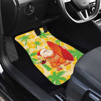 Aloha Hawaii Christmas Car Mats Mele Kalikimaka Funny Santa Palaka Quilt Motifs LT14 - Polynesian Pride