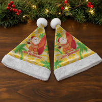Aloha Hawaii Christmas Santa Hat Mele Kalikimaka Funny Santa Palaka Quilt Motifs LT14 - Polynesian Pride