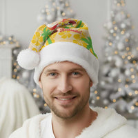 Aloha Hawaii Christmas Santa Hat Mele Kalikimaka Funny Santa Palaka Quilt Motifs LT14 - Polynesian Pride