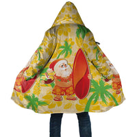 Aloha Hawaii Christmas Cloak Mele Kalikimaka Funny Santa Palaka Quilt Motifs LT14 Unisex Yellow - Polynesian Pride