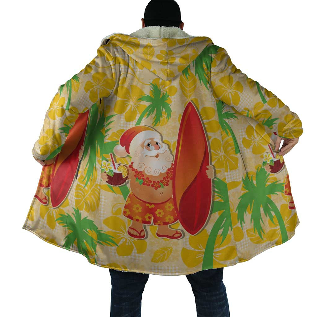 Aloha Hawaii Christmas Cloak Mele Kalikimaka Funny Santa Palaka Quilt Motifs LT14 - Polynesian Pride