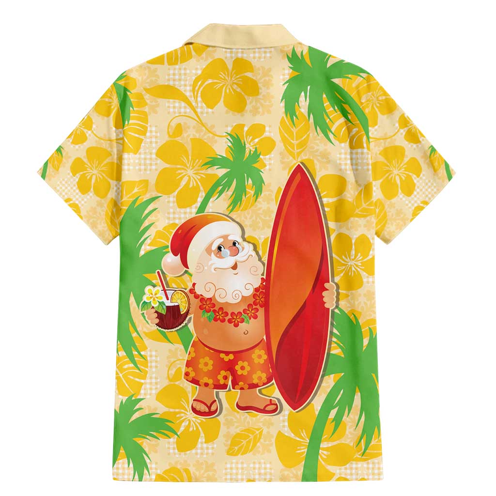 Aloha Hawaii Christmas Family Matching Mermaid Dress and Hawaiian Shirt Mele Kalikimaka Funny Santa Palaka Quilt Motifs LT14 - Polynesian Pride