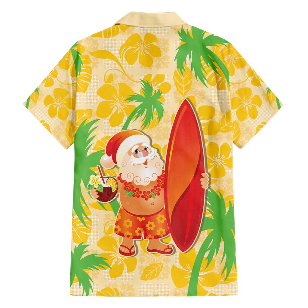 Aloha Hawaii Christmas Family Matching Off Shoulder Maxi Dress and Hawaiian Shirt Mele Kalikimaka Funny Santa Palaka Quilt Motifs LT14 - Polynesian Pride
