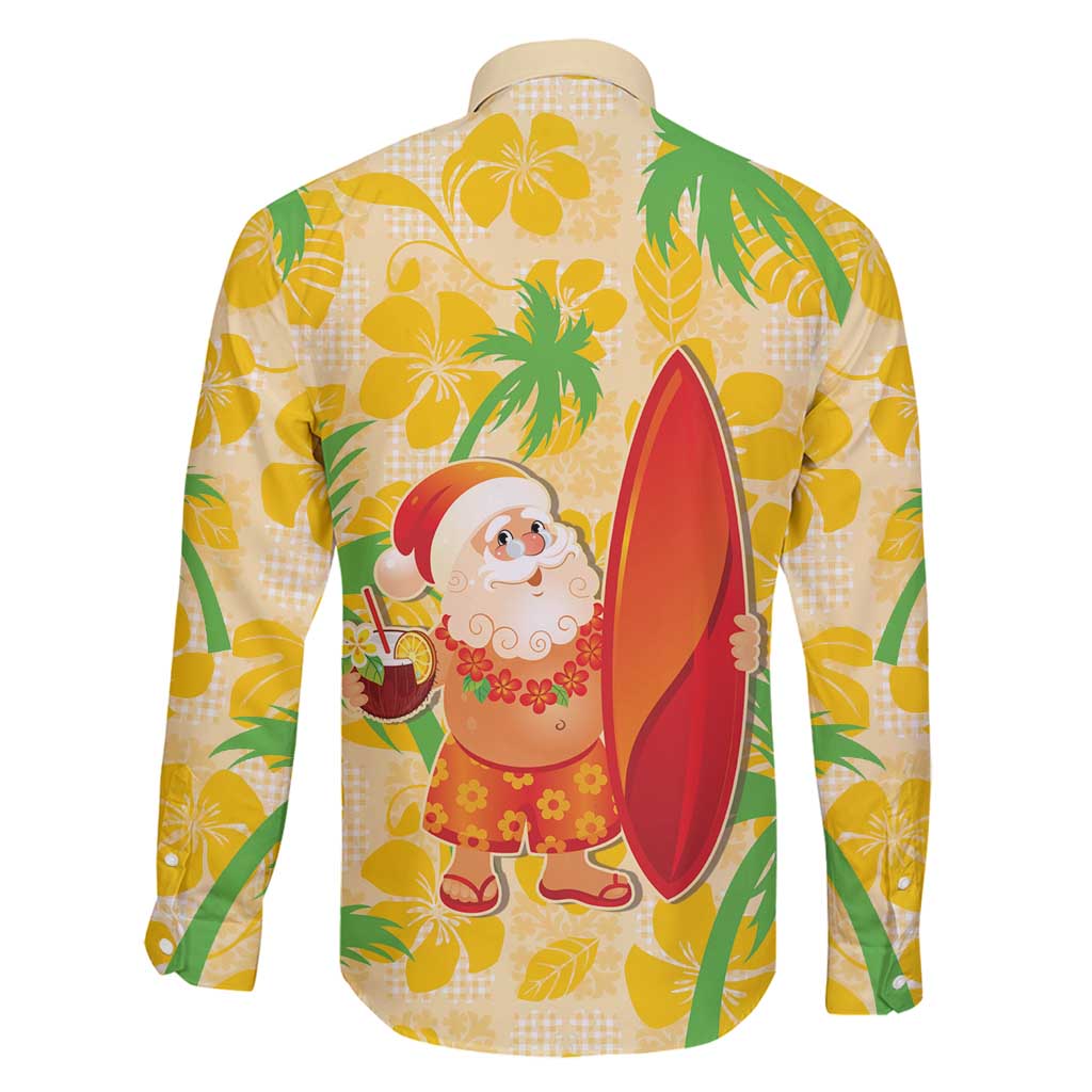 Aloha Hawaii Christmas Family Matching Off Shoulder Maxi Dress and Hawaiian Shirt Mele Kalikimaka Funny Santa Palaka Quilt Motifs LT14 - Polynesian Pride