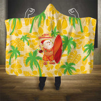 Aloha Hawaii Christmas Hooded Blanket Mele Kalikimaka Funny Santa Palaka Quilt Motifs LT14 - Polynesian Pride