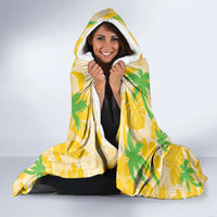 Aloha Hawaii Christmas Hooded Blanket Mele Kalikimaka Funny Santa Palaka Quilt Motifs LT14 - Polynesian Pride