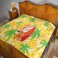 Aloha Hawaii Christmas Quilt Mele Kalikimaka Funny Santa Palaka Quilt Motifs LT14 - Polynesian Pride
