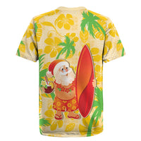 Aloha Hawaii Christmas Rugby Jersey Mele Kalikimaka Funny Santa Palaka Quilt Motifs LT14 - Polynesian Pride