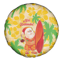 Aloha Hawaii Christmas Spare Tire Cover Mele Kalikimaka Funny Santa Palaka Quilt Motifs LT14 - Polynesian Pride