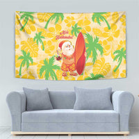 Aloha Hawaii Christmas Tapestry Mele Kalikimaka Funny Santa Palaka Quilt Motifs LT14 - Polynesian Pride