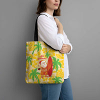 Aloha Hawaii Christmas Tote Bag Mele Kalikimaka Funny Santa Palaka Quilt Motifs LT14 - Polynesian Pride