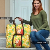 Aloha Hawaii Christmas Travel Bag Mele Kalikimaka Funny Santa Palaka Quilt Motifs LT14 - Polynesian Pride