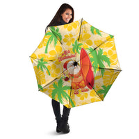 Aloha Hawaii Christmas Umbrella Mele Kalikimaka Funny Santa Palaka Quilt Motifs LT14 - Polynesian Pride