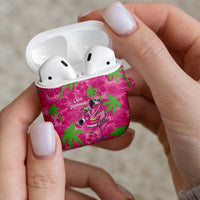 Aloha Hawaii Christmas AirPods Case Mele Kalikimaka Chill Flamingo Palaka Quilt Motifs LT14 - Polynesian Pride