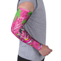 Aloha Hawaii Christmas Arm Sleeves Mele Kalikimaka Chill Flamingo Palaka Quilt Motifs LT14 - Polynesian Pride