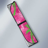 Aloha Hawaii Christmas Auto Sun Shade Mele Kalikimaka Chill Flamingo Palaka Quilt Motifs LT14 - Polynesian Pride