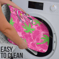 Aloha Hawaii Christmas Bathroom Set Mele Kalikimaka Chill Flamingo Palaka Quilt Motifs LT14 - Polynesian Pride