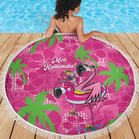 Aloha Hawaii Christmas Beach Blanket Mele Kalikimaka Chill Flamingo Palaka Quilt Motifs LT14 - Polynesian Pride