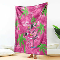 Aloha Hawaii Christmas Blanket Mele Kalikimaka Chill Flamingo Palaka Quilt Motifs LT14 - Polynesian Pride
