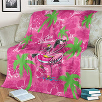 Aloha Hawaii Christmas Blanket Mele Kalikimaka Chill Flamingo Palaka Quilt Motifs LT14 - Polynesian Pride