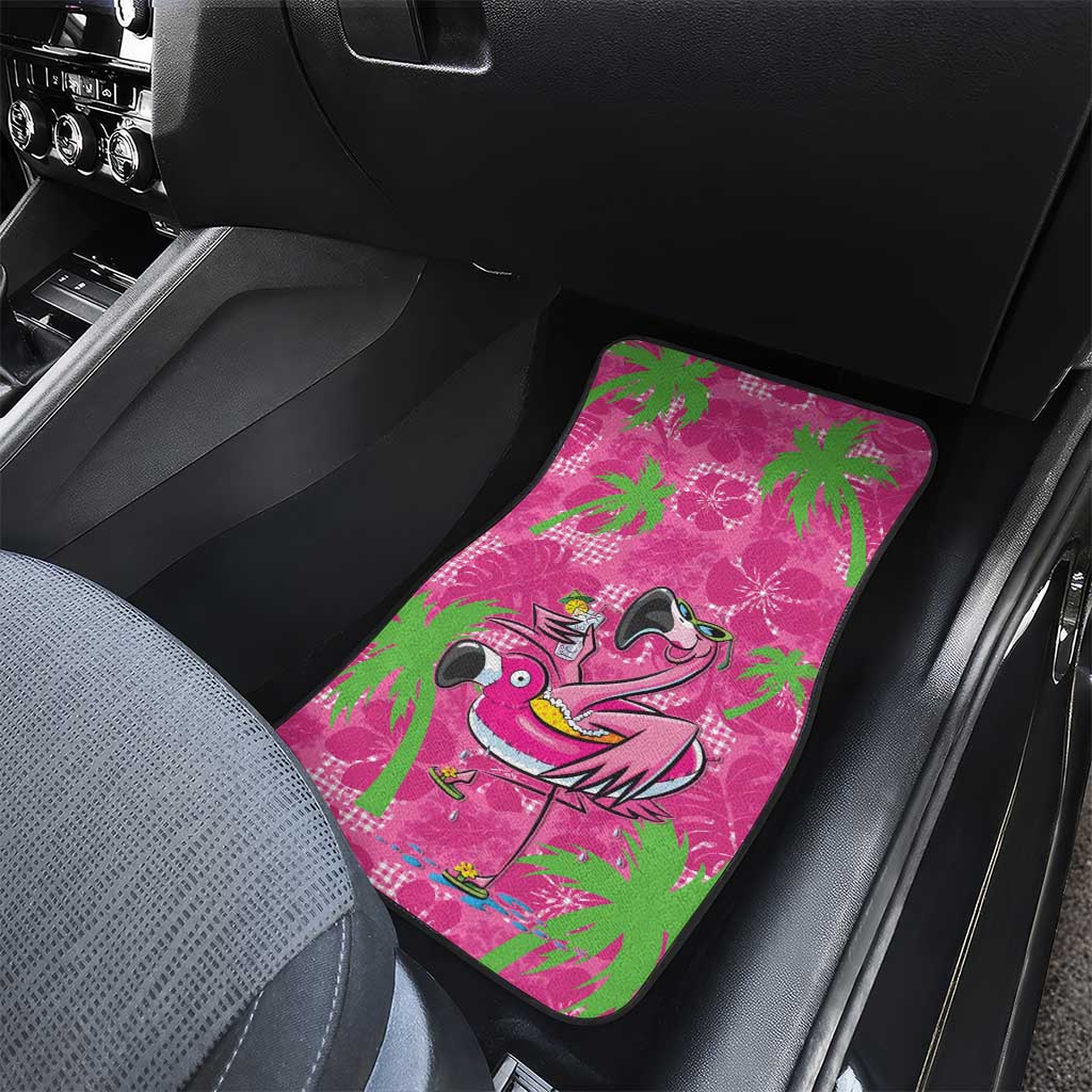 Aloha Hawaii Christmas Car Mats Mele Kalikimaka Chill Flamingo Palaka Quilt Motifs LT14 - Polynesian Pride