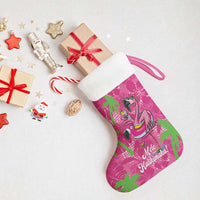 Aloha Hawaii Christmas Stocking Mele Kalikimaka Chill Flamingo Palaka Quilt Motifs LT14 - Polynesian Pride
