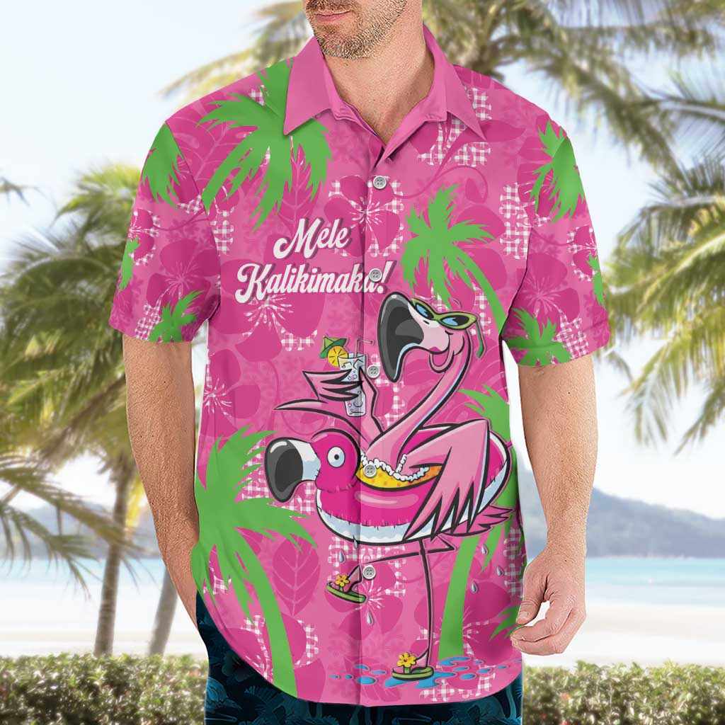 Aloha Hawaii Christmas Hawaiian Shirt Mele Kalikimaka Chill Flamingo Palaka Quilt Motifs LT14 - Polynesian Pride