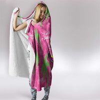 Aloha Hawaii Christmas Hooded Blanket Mele Kalikimaka Chill Flamingo Palaka Quilt Motifs LT14 - Polynesian Pride
