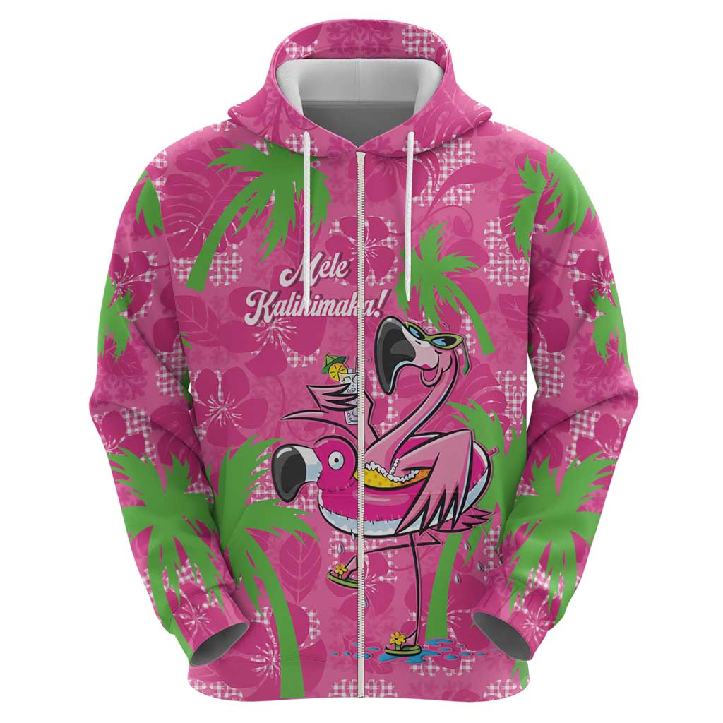 Aloha Hawaii Christmas Hoodie Mele Kalikimaka Chill Flamingo Palaka Quilt Motifs LT14 - Polynesian Pride
