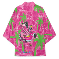 Aloha Hawaii Christmas Kimono Mele Kalikimaka Chill Flamingo Palaka Quilt Motifs LT14 - Polynesian Pride