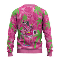Aloha Hawaii Christmas Ugly Christmas Sweater Mele Kalikimaka Chill Flamingo Palaka Quilt Motifs LT14 - Polynesian Pride
