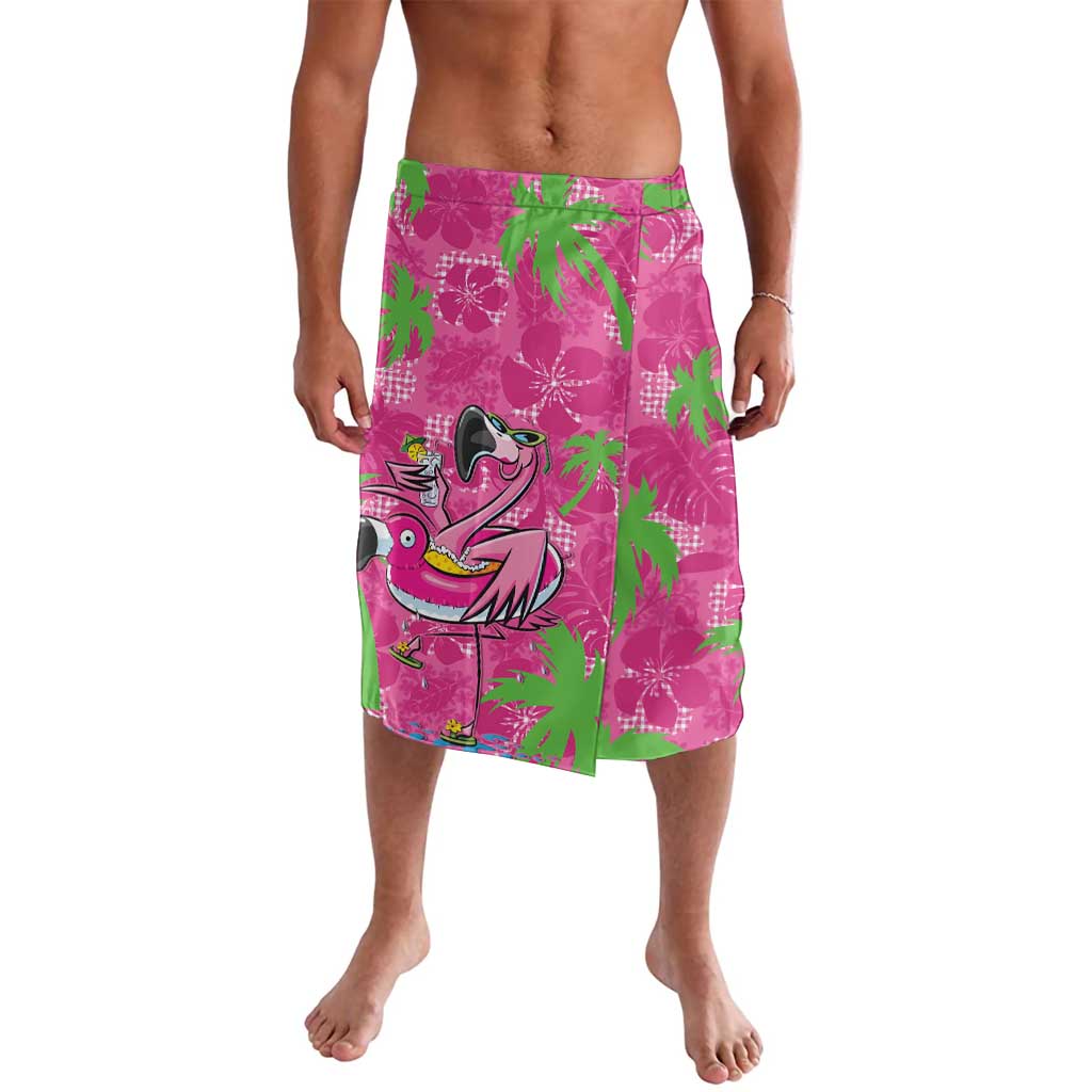 Aloha Hawaii Christmas Lavalava Mele Kalikimaka Chill Flamingo Palaka Quilt Motifs LT14 Pink - Polynesian Pride