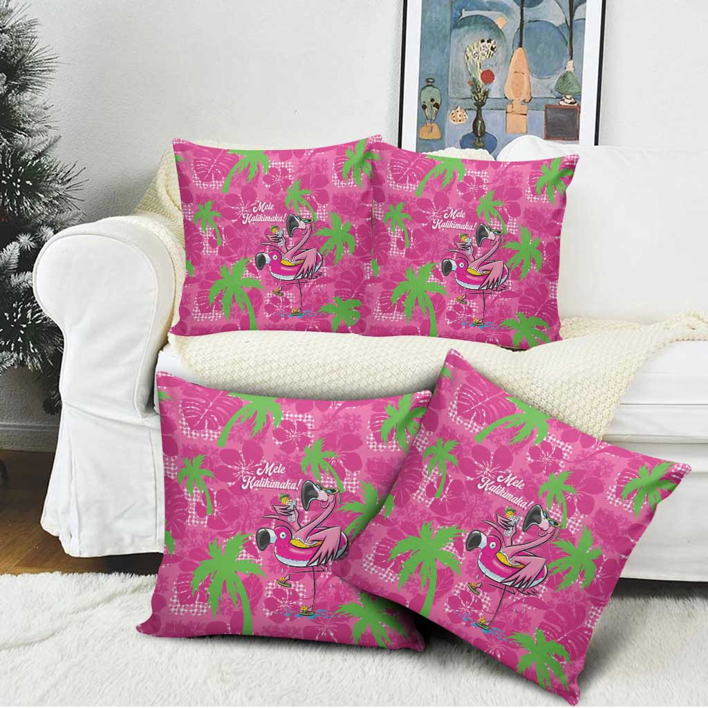 Aloha Hawaii Christmas Pillow Cover Mele Kalikimaka Chill Flamingo Palaka Quilt Motifs LT14 - Polynesian Pride
